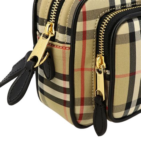 burberry white leather cinch sack|burberry camera handbags.